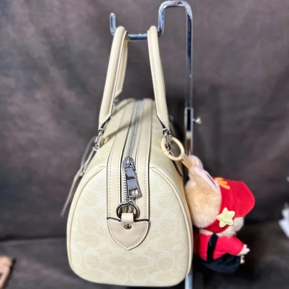 Coach Rowan Satchel Bag In Signature Canvas - Picture 6 of 10